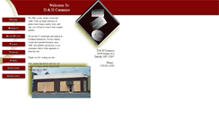 Desktop Screenshot of dandhceramics.com