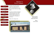 Tablet Screenshot of dandhceramics.com